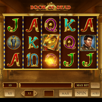 NetBet - Book of Dead Slot - Kaland téma nagy nyereményekkel