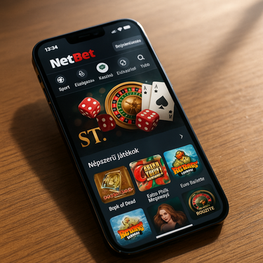 NetBet Casino - Mobile Platform - Reszponzív Design